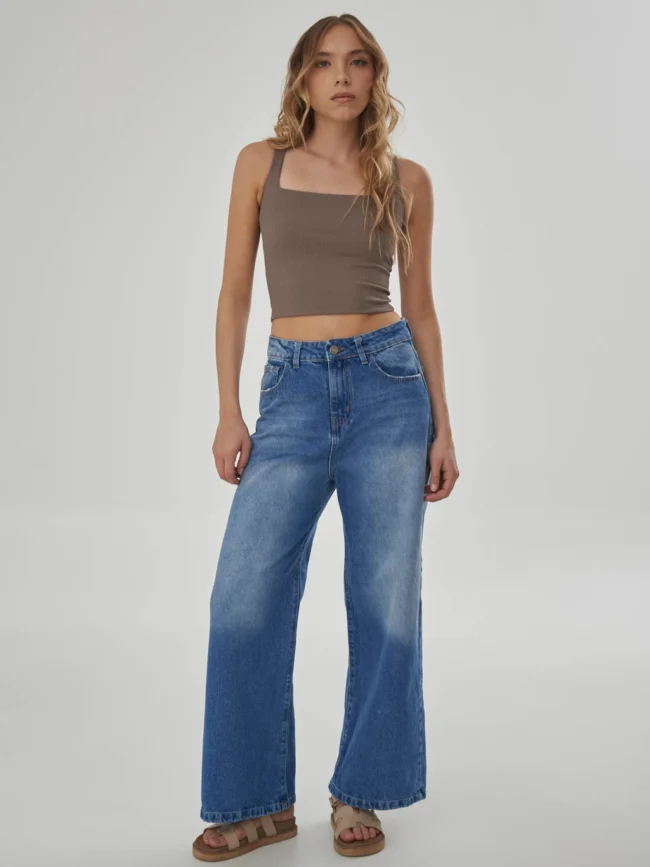 Jean Wide Leg Rowan
