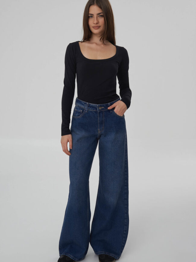 Jean Wide Leg Roth
