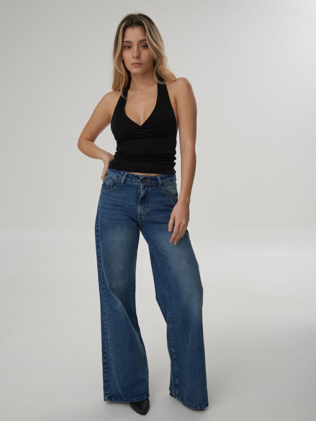 Jean Wide Leg Panther