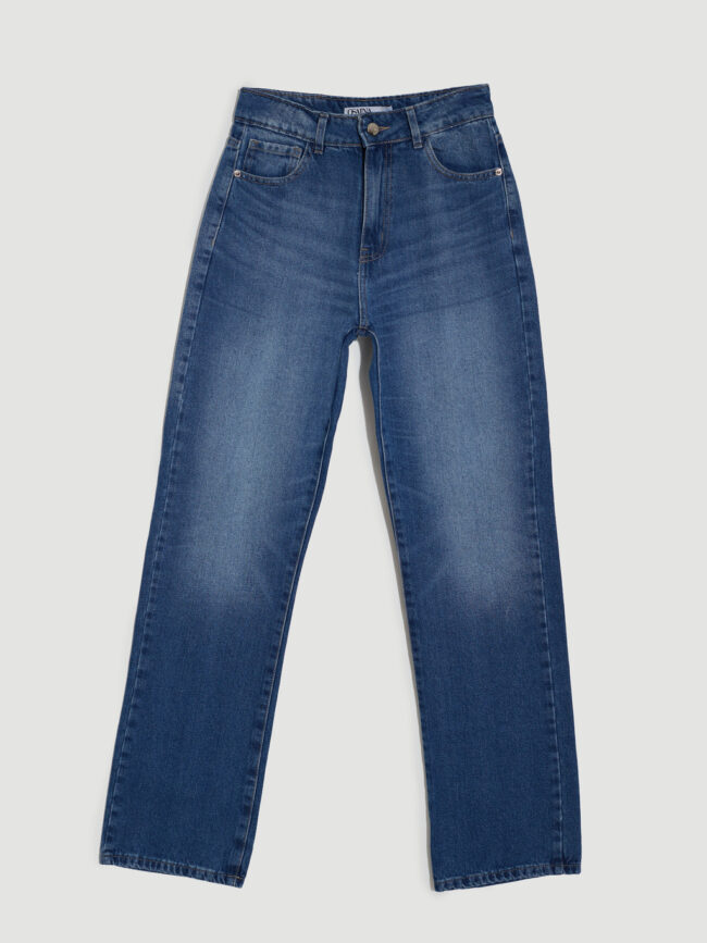 Jean Wide Leg Gardenia