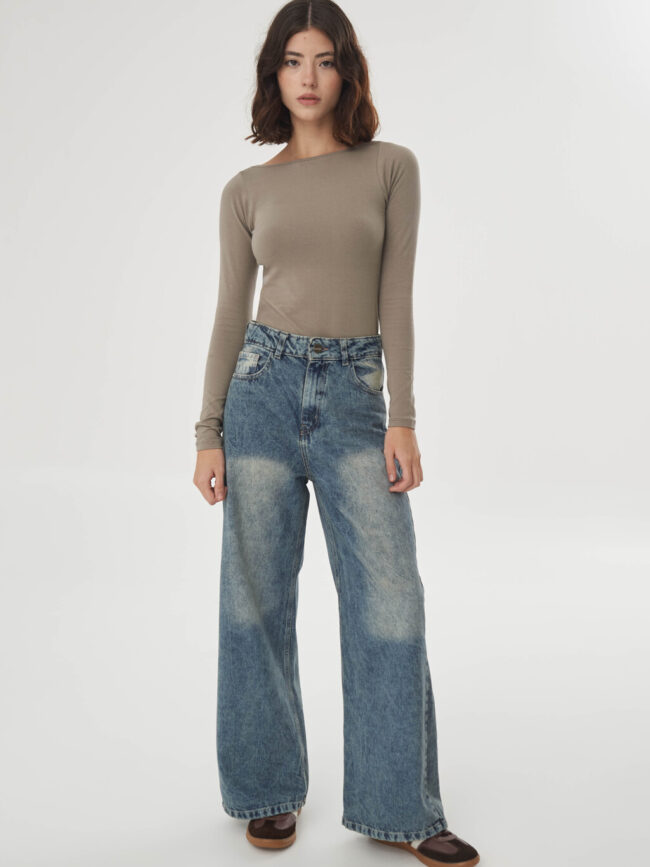 Jean Wide Leg Clare