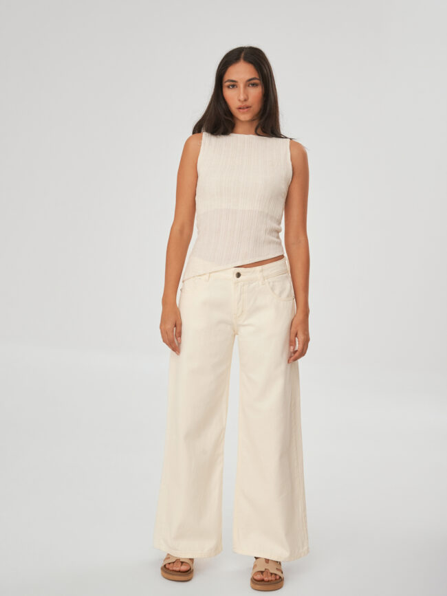 Jean Wide Leg Han