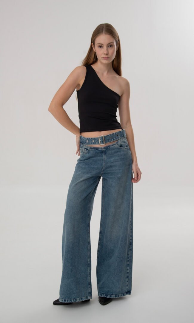 Jean Wide Leg Fern