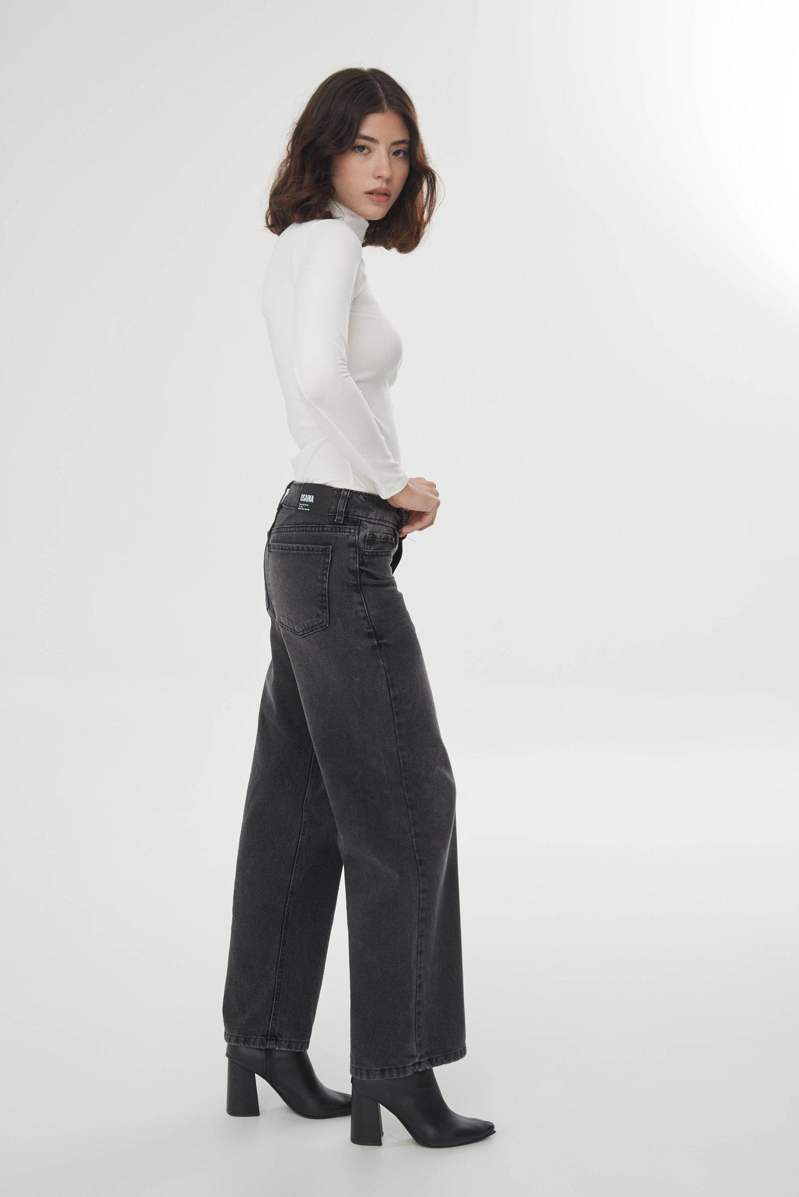 Jean Wide Leg Donna - Imagen 4