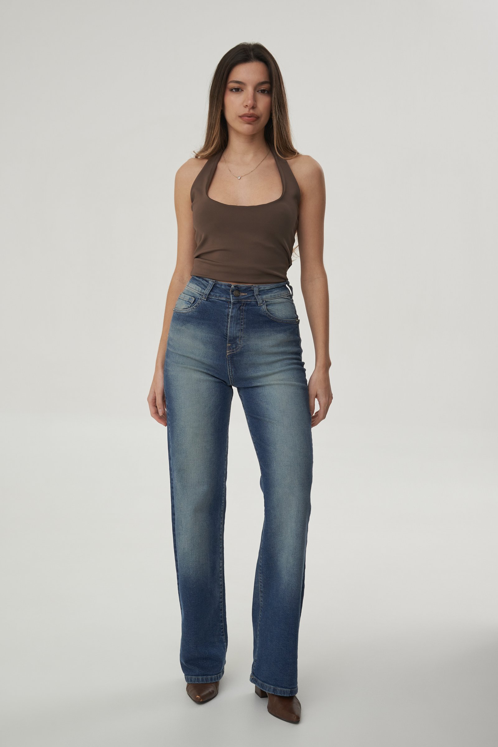 Jean Wide Leg Monstera